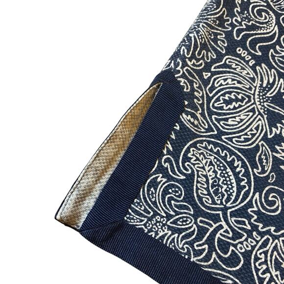 Vineyard Vines Paisley Pineapple Navy Mini Skort Shorts Inside Womens Size 4 - Picture 5 of 13